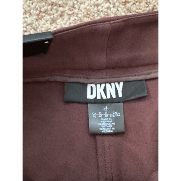 NEW!! DKNY Brown Dress Pants, size 10, bootcut - Picture 6 of 12